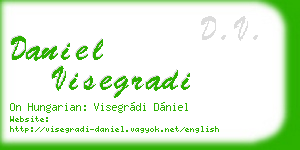 daniel visegradi business card